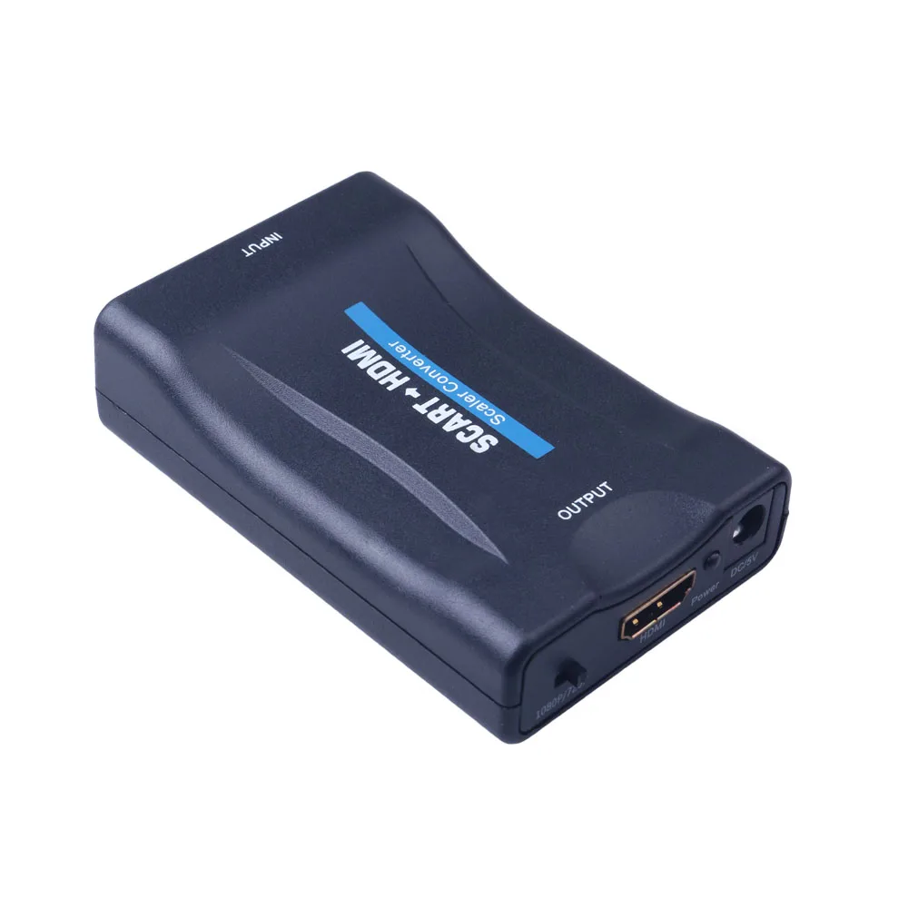 Преобразователь HDMI в SCART для видео аудио 1080P HD ресивер преобразователь адаптер Scart