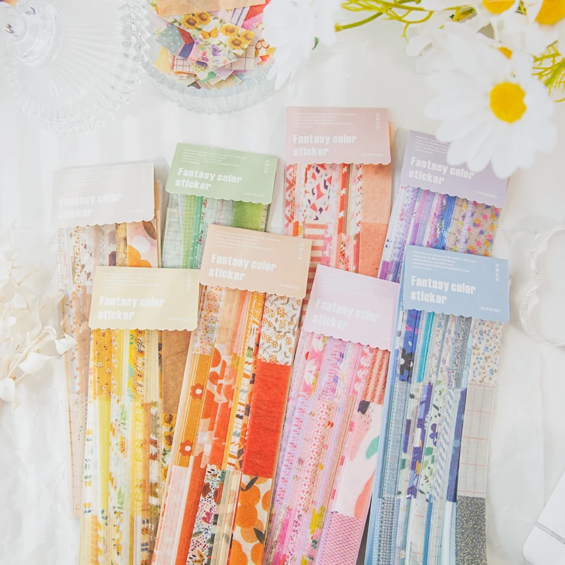 

30 pcs Vintage Flowers Label Sticker Collage Paper Sticker Package DIY Diary Journal Decoration Sticker Album Scrapbooking