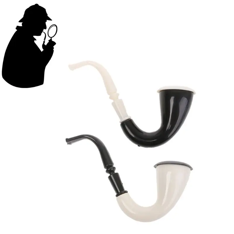 

Novelty Detective Pipe Costume Accessory Cosplay Photo Props Kids Toy Party Favors