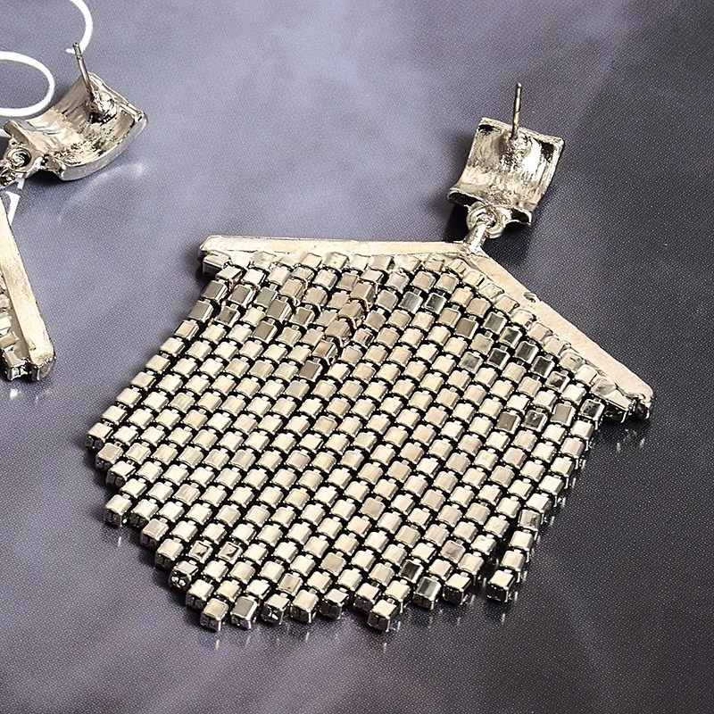 Новое поступление высококачественные длинные цветные стразы висячие серьги с