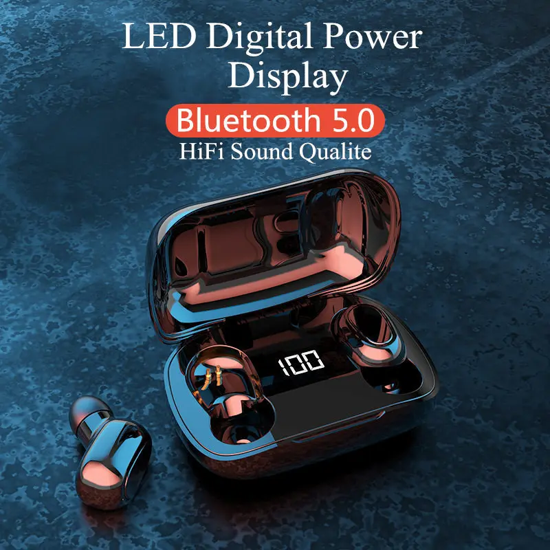 Новые беспроводные наушники Bluetooth 5 0 TWS Hi-Fi мини-наушники для спорта и бега с