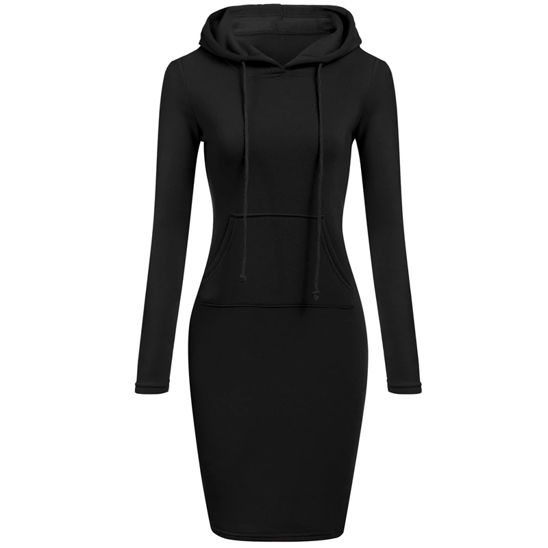 Женская Длинная толстовка с капюшоном новинка весны-осени 2019 модное Свободное