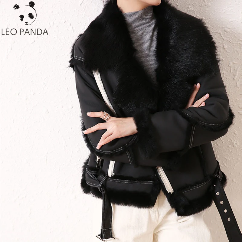 Высококачественное пальто из овечьей шкуры оптовая продажа теплая куртка с