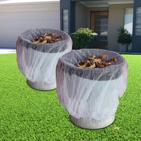 net cover outdoor buckets netting protector cover garden bucket rain mesh water collection tank mesh with drawstring accessories