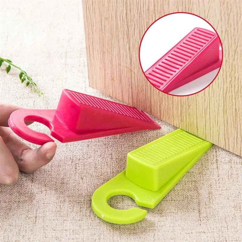Tope de puerta antideslizante para ni&ntilde;os, Protector de seguridad para beb&eacute;s, conveniente dise&ntilde;o de rat&oacute;n, 1 unidad-5