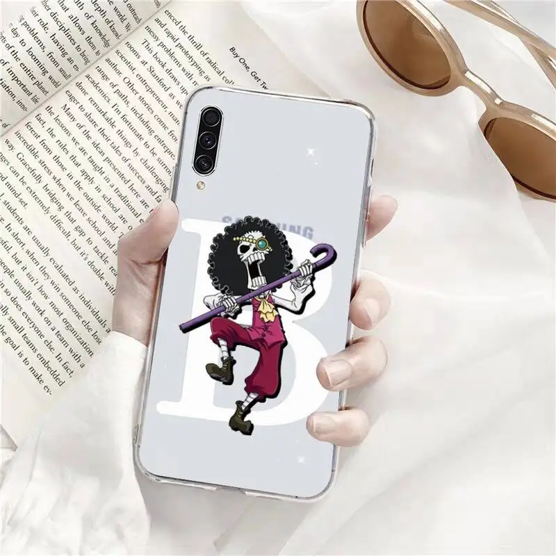 

Anime One Piece straw Luffy Phone Case Transparent for Samsung A71 S9 10 20 HUAWEI p30 40 honor 10i 8x xiaomi note 8 Pro 10t 11