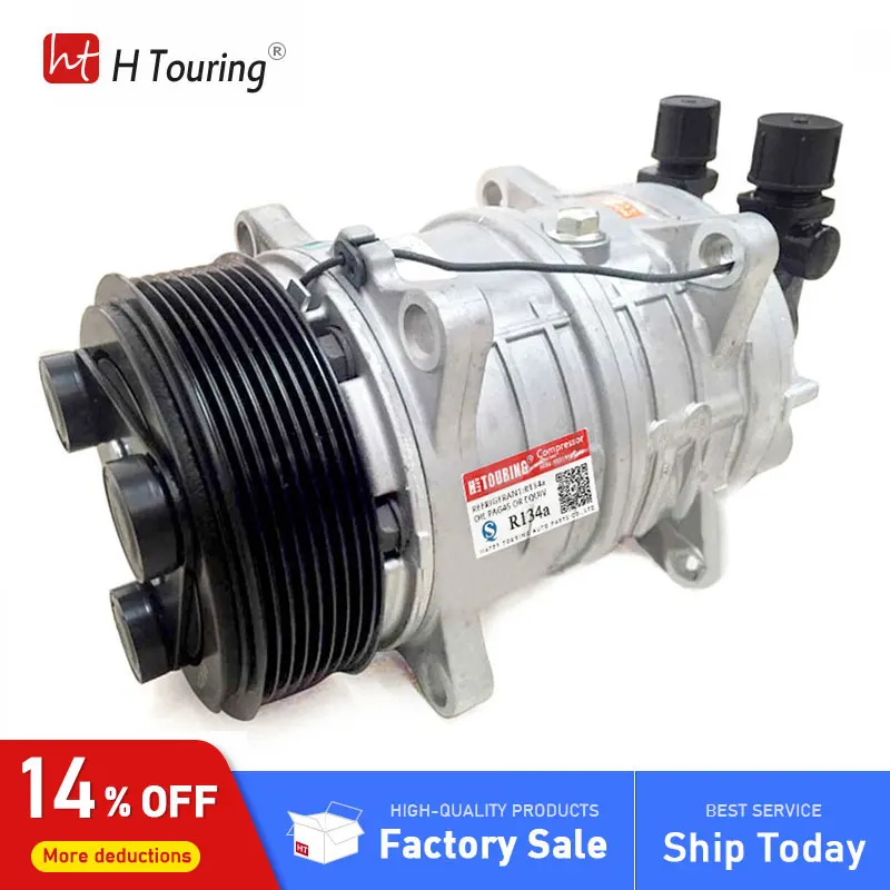 Компрессор переменного тока PV8 12 В Zexel TM16 HD компрессор для универсального