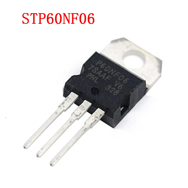 Интегральная схема STP60NF06 P60NF06 60N06 60NF06 TO-220, 10 шт.