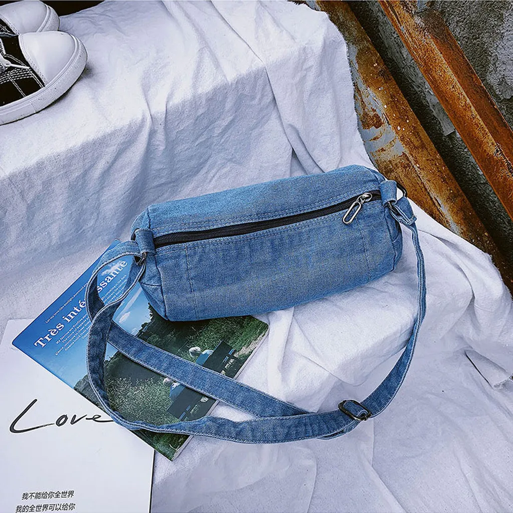 Женский модный холщовый однотонный кошелек для мелочи сумка тоут через плечо