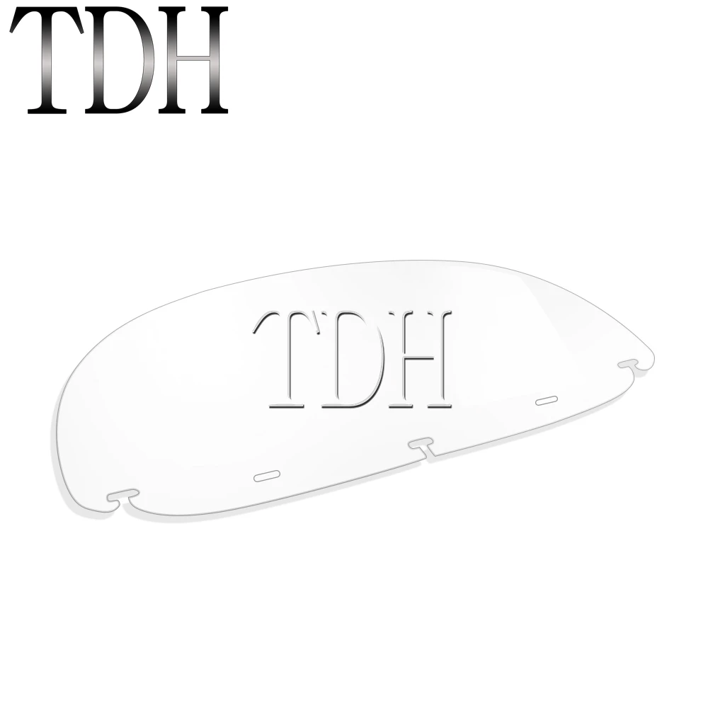 Прозрачный 10 ''ветровой отражатель ветра мотоцикла универсальный для Halrey