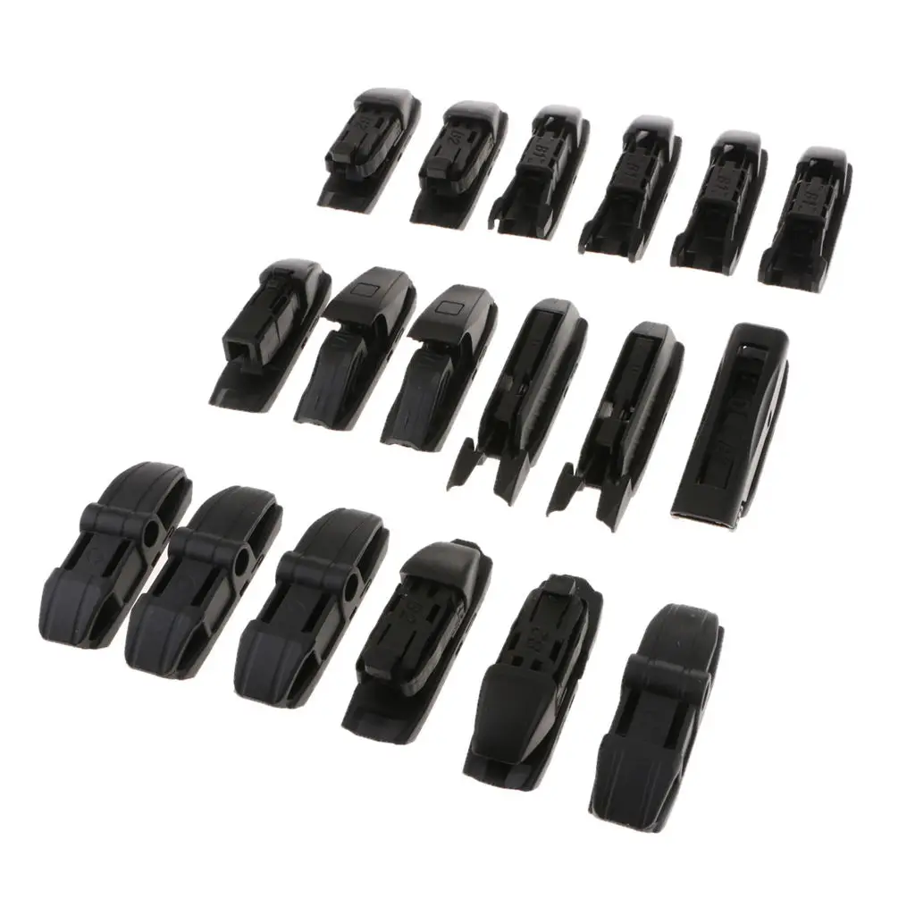 

18pc Windshield Wiper Blade Connector 8 in One Multifunctional Connector