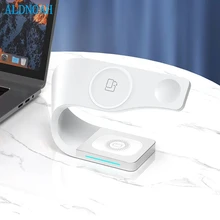 NEW 15W 4 in 1 smart Magnetic Holder Wireless Charger station Magnetic fast for phone watch headset induction wireless chargers