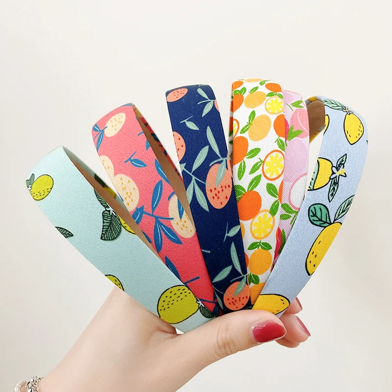 

Fashion Women Hairband Headband Colorful Fruits Headwear Girls Hair Accessories Hair Band Hair Hoop Diademas Para El Pelo Mujer