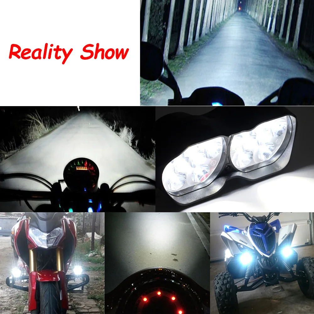 Светодиодный светильник 6000k рабочий Точечный автомобильный налобный мотор