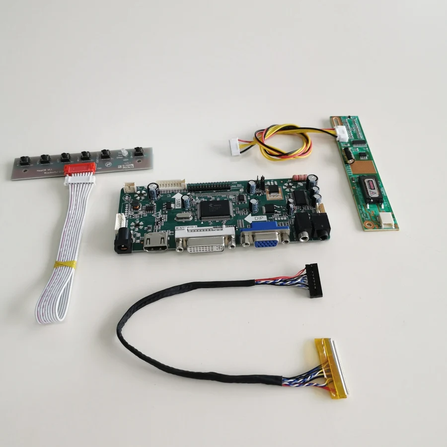 

For LP121X04-B2P2/C2K2 LCD Monitor M.NT68676 Display Controller Drive Card DVI VGA CCFL LVDS 20-Pin 1024*768 12.1" DIY Kit