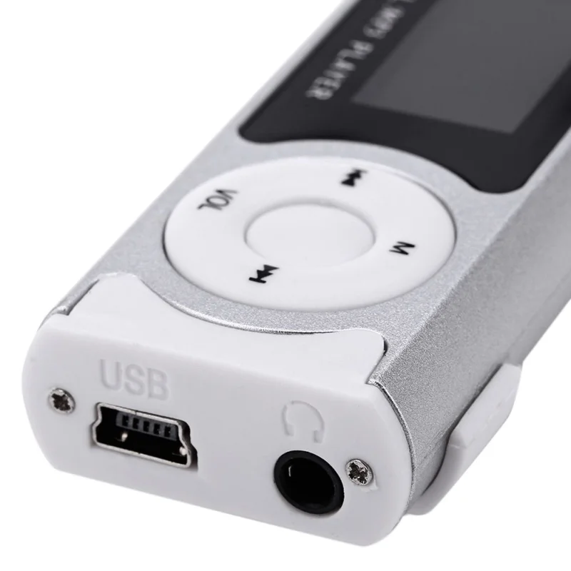Mini Clip LCD Screen New MP3 player Media Player Support 16GB externa Micro SD for MP3/WMA Compact and stylish with Shiny | Электроника