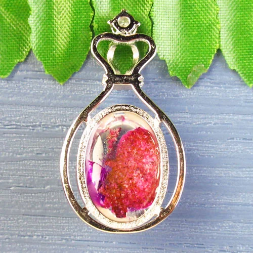 

Copper Wrapped Purple Phantom Quartz Oval Pendant Bead 35x12x10mm SK60081