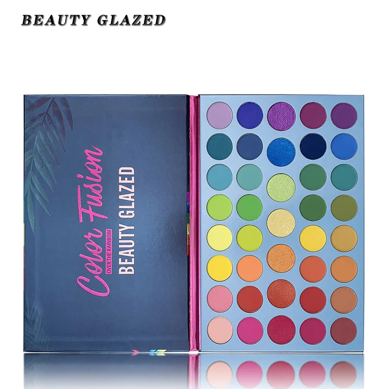 Beauty Glazed 39 оттенков s матовые жемчужные тени для век Палитра неоновые