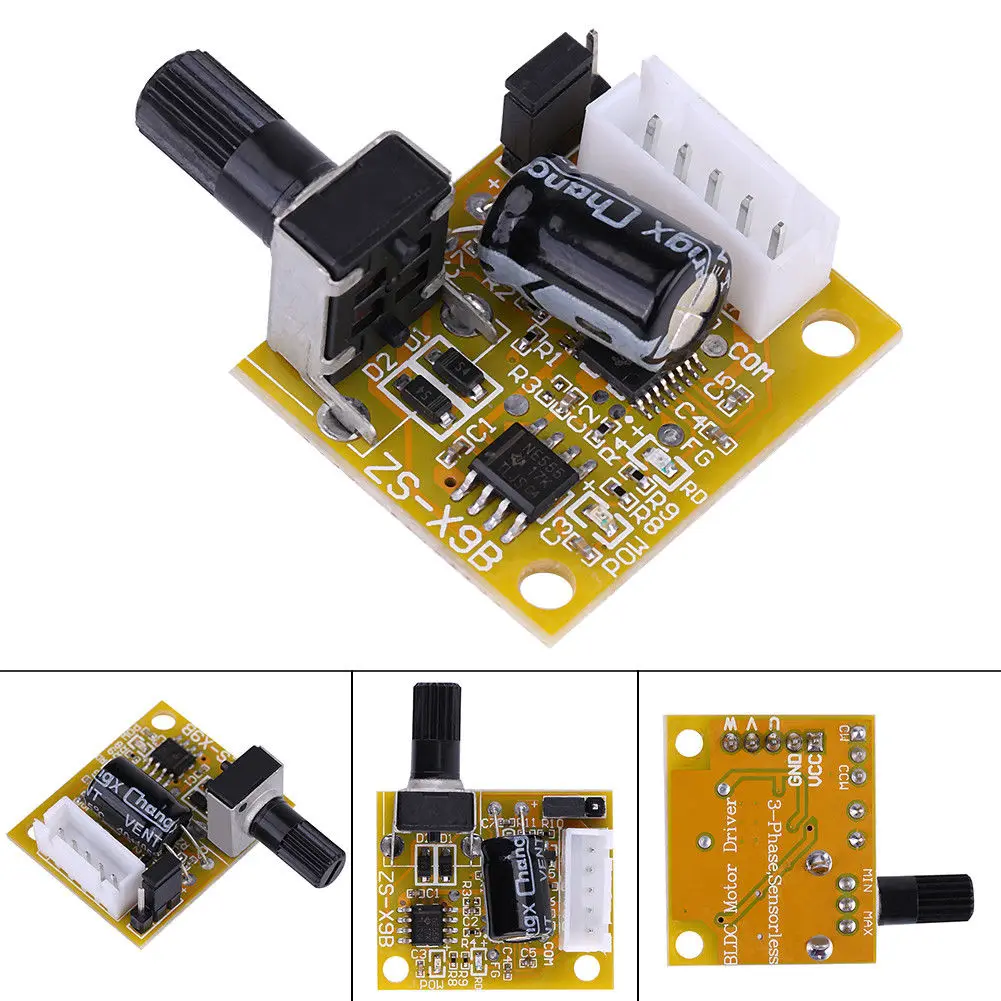 DC 5V 2A 15W 12V 15V BLDC 3 фазный бесщеточный двигатель|Драйвер двигателя| |