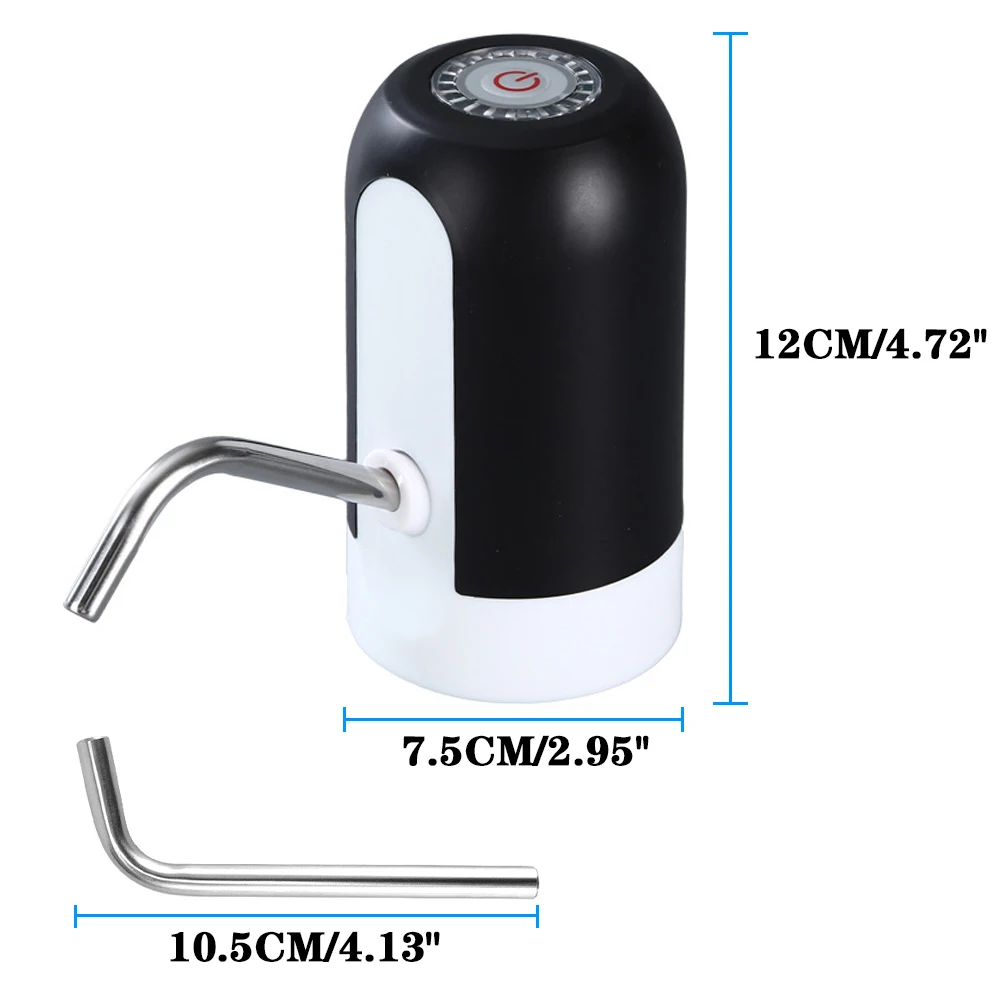 Насос для бутылки с водой автоматический Электрический дозатор воды USB-зарядкой