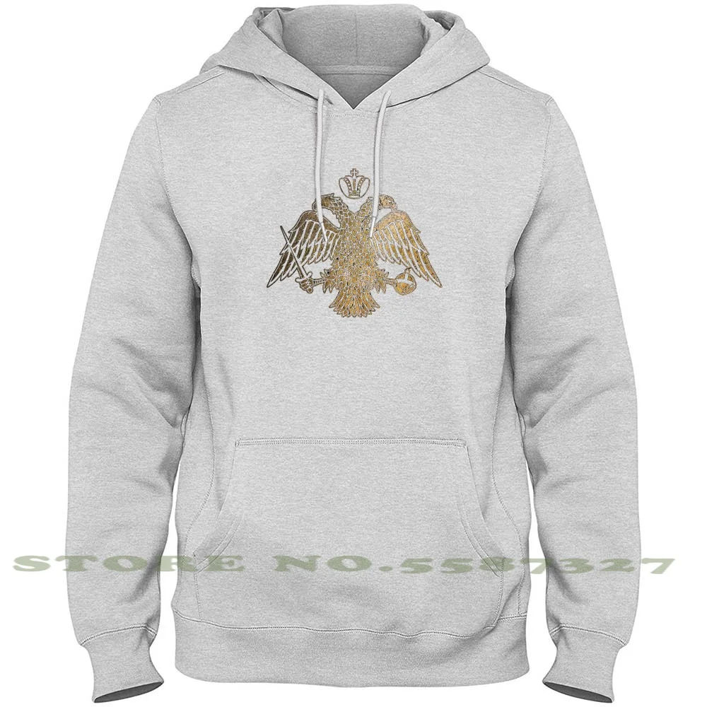 

Byzantine Double Headed Eagle Emblem Hoodies Sweatshirt For Men Women Byzantine Eastern Roman Empire Byzantium Constantinople