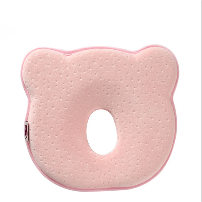 Almohada de espuma viscoel&aacute;stica para beb&eacute; reci&eacute;n nacido, almohadas moldeadoras transpirables para evitar la cabeza plana, almohadas ergon&oacute;micas de alta calidad-3