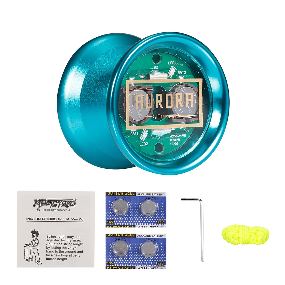 Волшебный йо неотзывчивый из алюминиевого сплава Профессиональный Йо шар