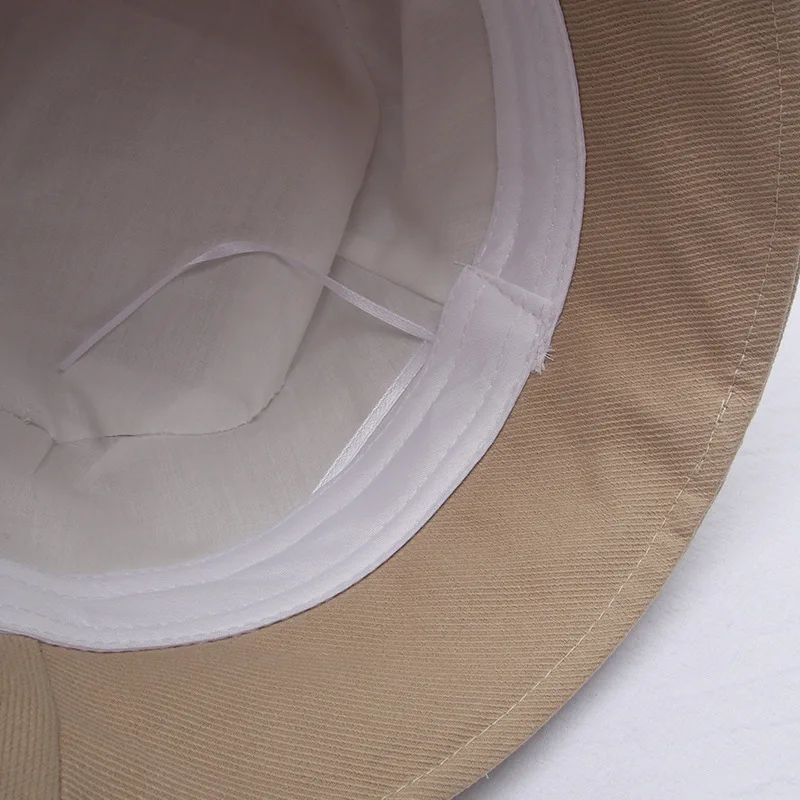 

Women Leather Label Sun Outdoor Bucket Hats For Men Black White Fashion Panama Caps Fishing Spring Summer Cotton Fisherman's Hat