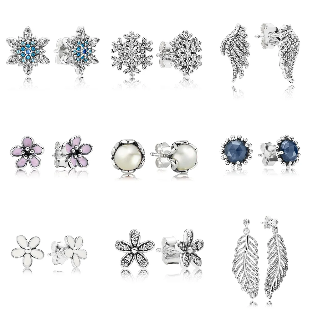 

Женские серьги из серебра 925 пробы с фианитами