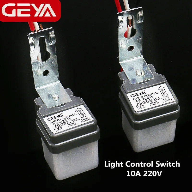 GEYA автоматическое Вкл/Выкл фотоэлемент переключатель уличного света AC220V В