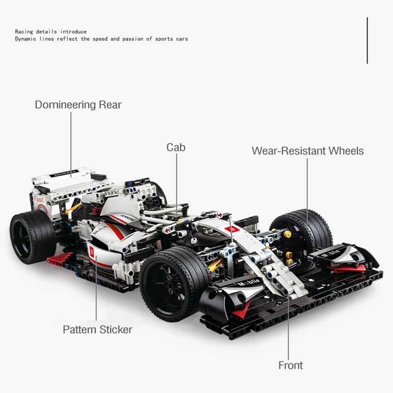 12335 Pcs Technic Formula One Racing Building Blocks World Famous Sports Car Bricks Toys Kids Winter Holiday Gift for Adult | Игрушки и