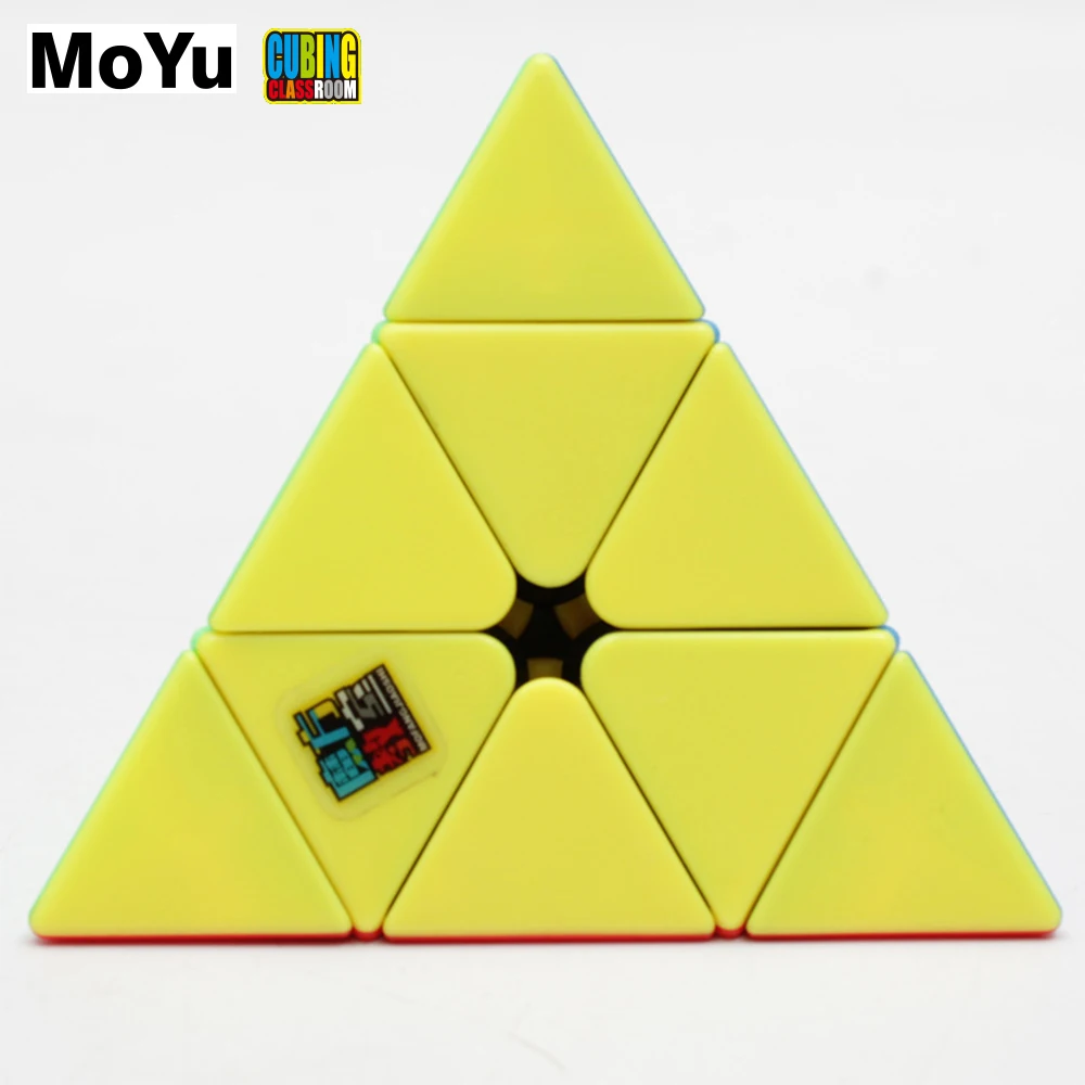 MoYu Meilong 3x3x3 Пирамида магический куб MoFangJiaoShi JINZITA 3x3 наклейки на головоломка подарок