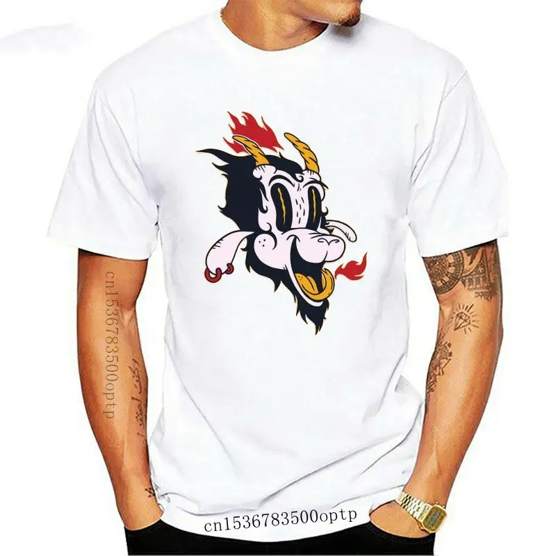 

Дизайнерская Женская футболка с рисунком комикса дьявола и пламени, футболка с рисунком солнечного света, оригинальная весенне-осенняя хло...