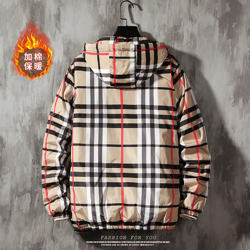 Осень-зима 2021 мужская повседневная одежда в клетку корейская модная трендовая