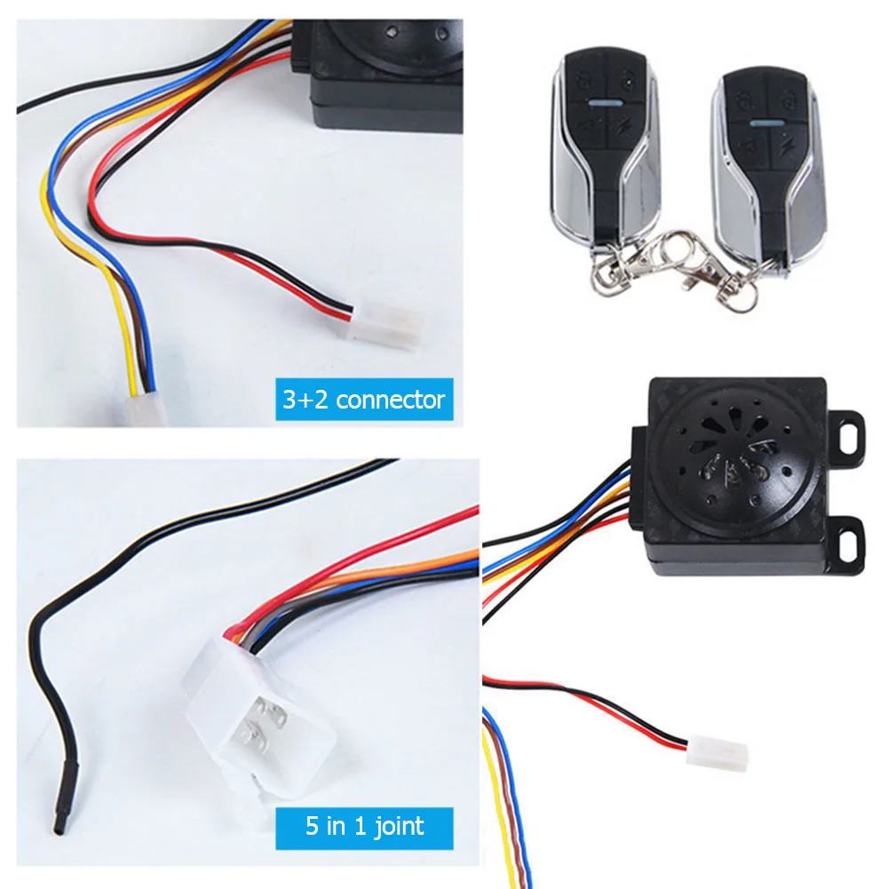 

Alarm system 36V 48V 60V 72V with two switch for electric bicycle/scooter motorcycle tricycle e bike/brushless controller