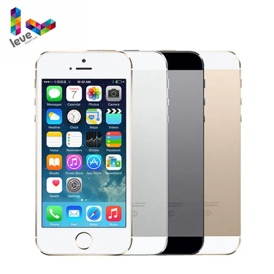 Разблокированный смартфон Apple iphone 5s 4G LTE экран 4 дюйма 16 ГБ/32 ГБ/64 Гб ПЗУ Wi Fi GPS 8 Мп IOS