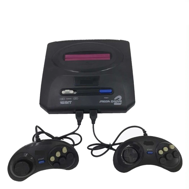 Новое поступление 16 бит Sega Mega Drive MD2 карты семейная ТВ Видео игровая консоль плеер