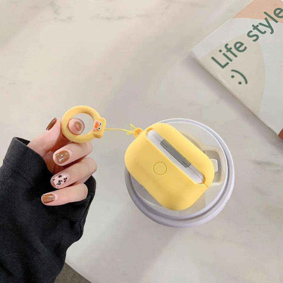 3D чехол для наушников для Airpods Pro Чехол Силиконовый молочный чай Мультяшные наушники/Earpods чехол для Apple Air pods Pro 3 Чехол