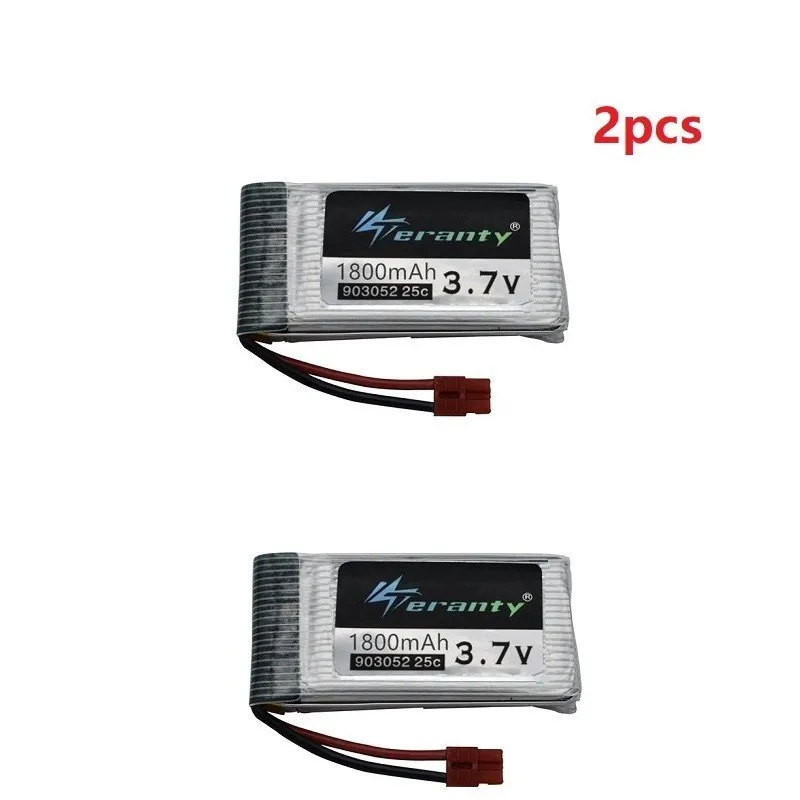3,7 v 1800mAh литий-полимерный Батарея для KY601S SYMA X5 X5S X5C X5SC X5SH X5SW X5HW X5UW M18 H5P HQ898 H11D H11C 3,7 v Перезаряжаемые Батарея - Цвет: Orange