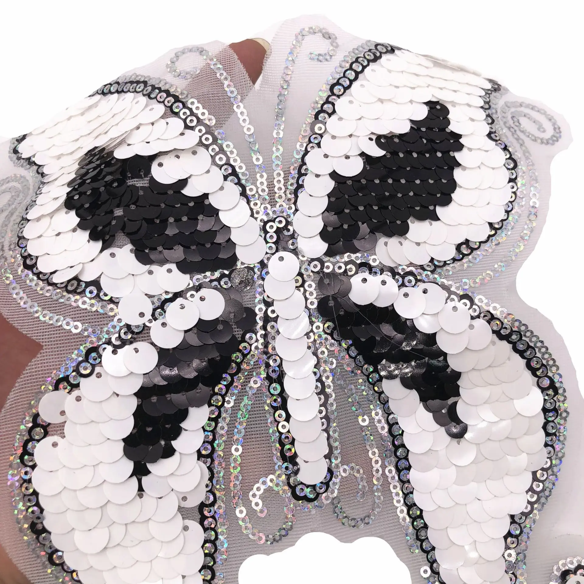 Блестки бабочки цветные блестки патч наклейки аппликация аксессуары для одежды