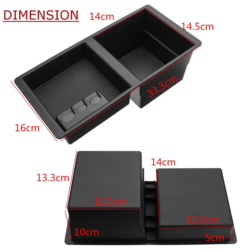 

Car Center Console Armrest Storage Box Organizer Tray For Chevrolet Gmc 14-17