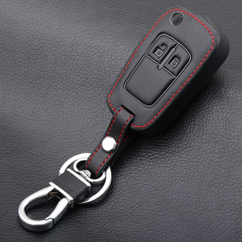 Защитный чехол из натуральной кожи для автомобильных ключей чехол-сумка Opel Astra