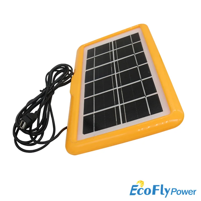 6V 4.5W 3W 750ma Portable Solar Panel Plate Charger Battery Kit Complete Electric Generator Power Bank Energ For Mobile Phoney