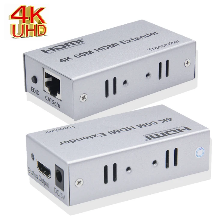 

Удлинитель HDMI HD 4K, 60 м, для сетевых карт Ethernet CAT 5e, 6, 6a, Cat5e, Cat6, UTP, RJ45