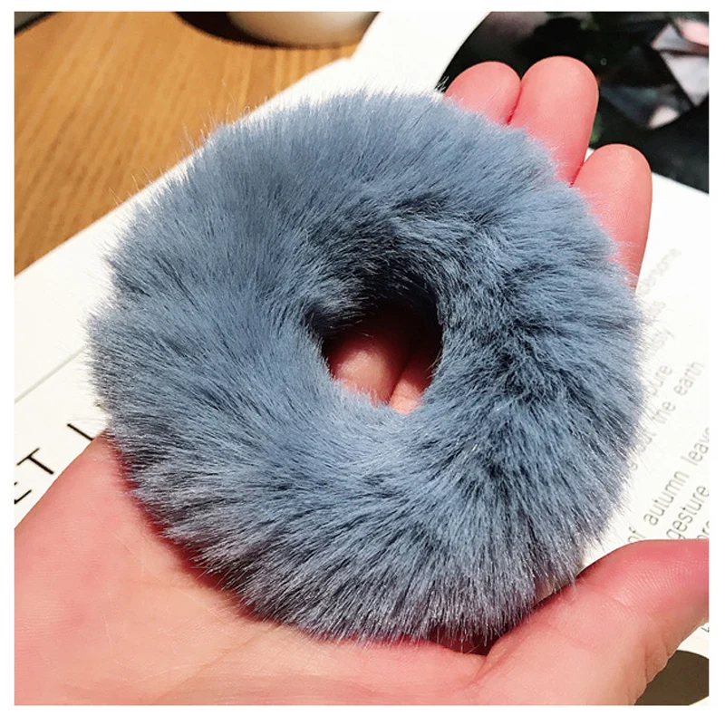 Упругие резинки для волос с простым сплошным мягким плюшевым узлом, декорированными детскими аксессуарами, фруктовые салатные завязки на голову.