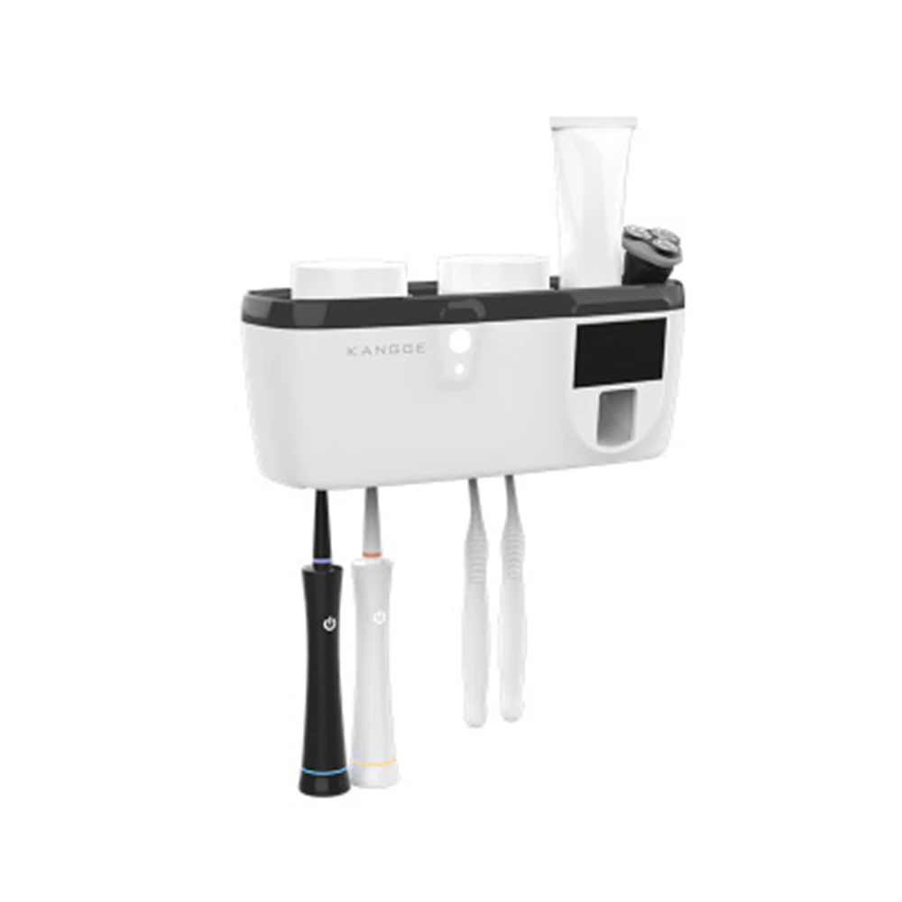 

UV Disinfect Toothbrush Holder USB Charging Household Wall-Mounted Toothbrush Sterilizer Waterproof Bathroom Sterilization Box