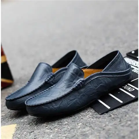 

Spring 2021 Leather Leather Pea Shoes Men's Leather Shoes Loafers Casual Shoes
