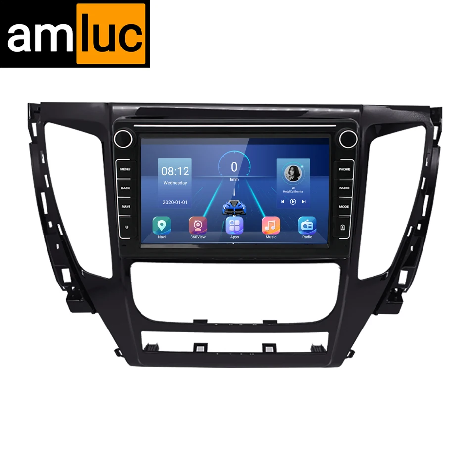Автомагнитола для Mitsubishi Pajero Sport 3 2016 2017 2018 2019 2020 мультимедийный видеоплеер Navi GPS