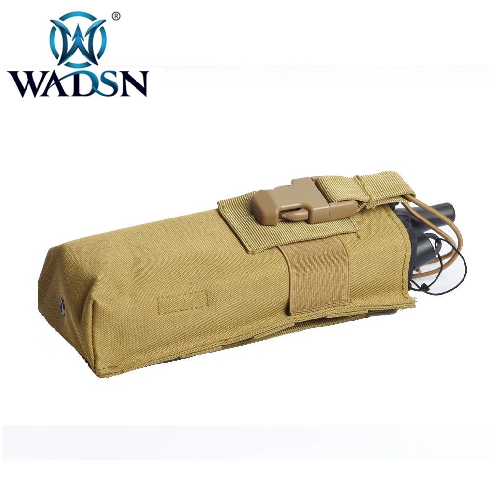 WADSN Tactical Vest System Pouch AN/PRC148/152 Wireless Walkie-talkie Bag Molle Pocket Interphone Attachment Headset Accessories | Спорт и