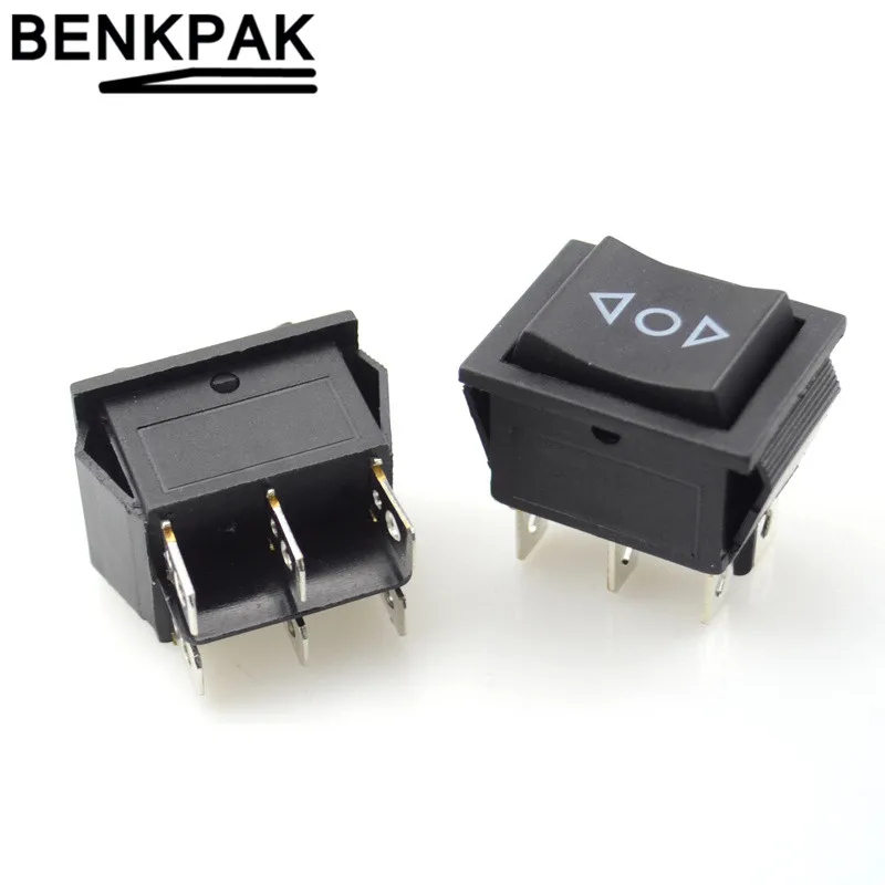 6-контактный мгновенный кулисный переключатель двухсторонний пружинный возврат